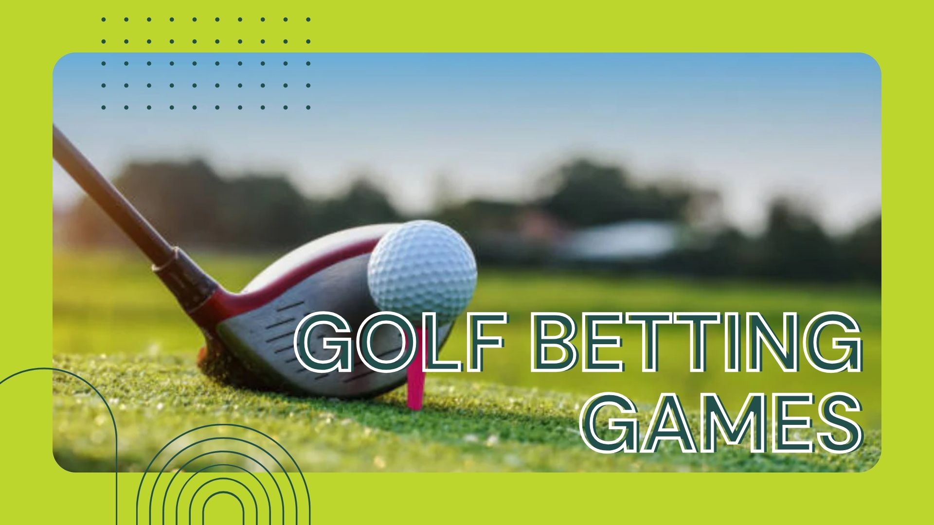 Golf Games for betting