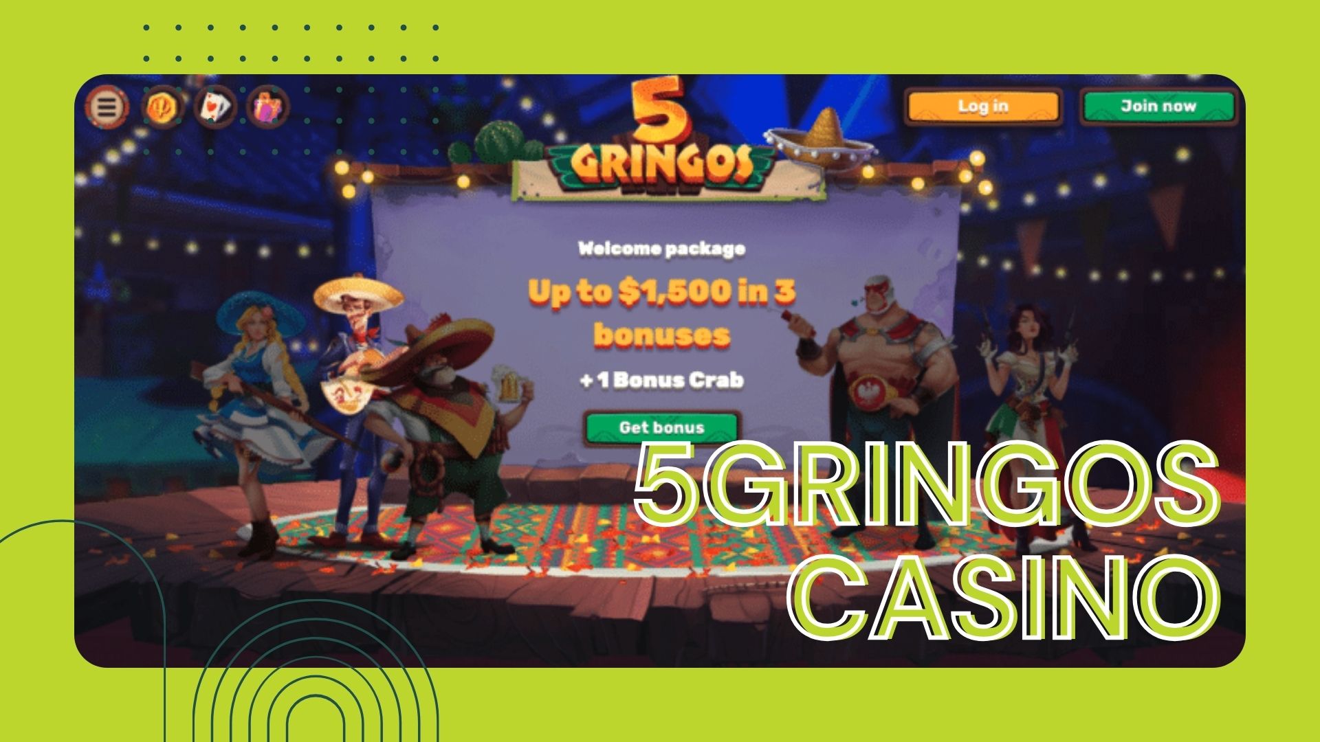 5Gringos: Casino with a Mexican Theme and a Huge Selection of Games