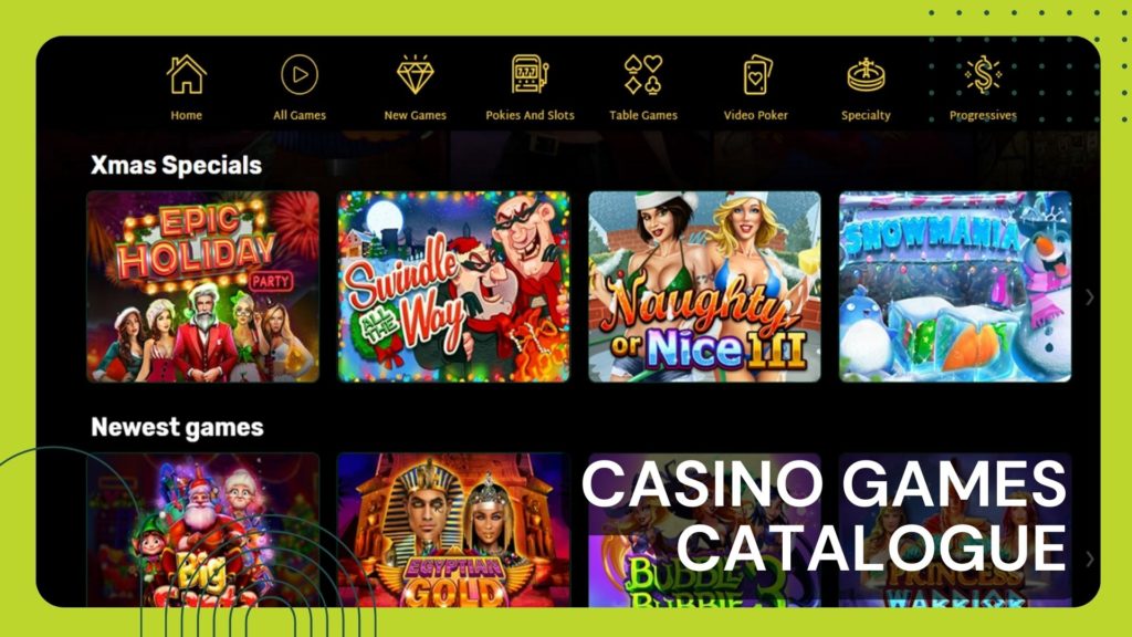 Casino Games Catalogue Ozwin Casino